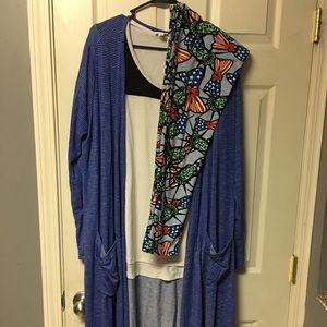 Lularoe outfit for 4th of July!